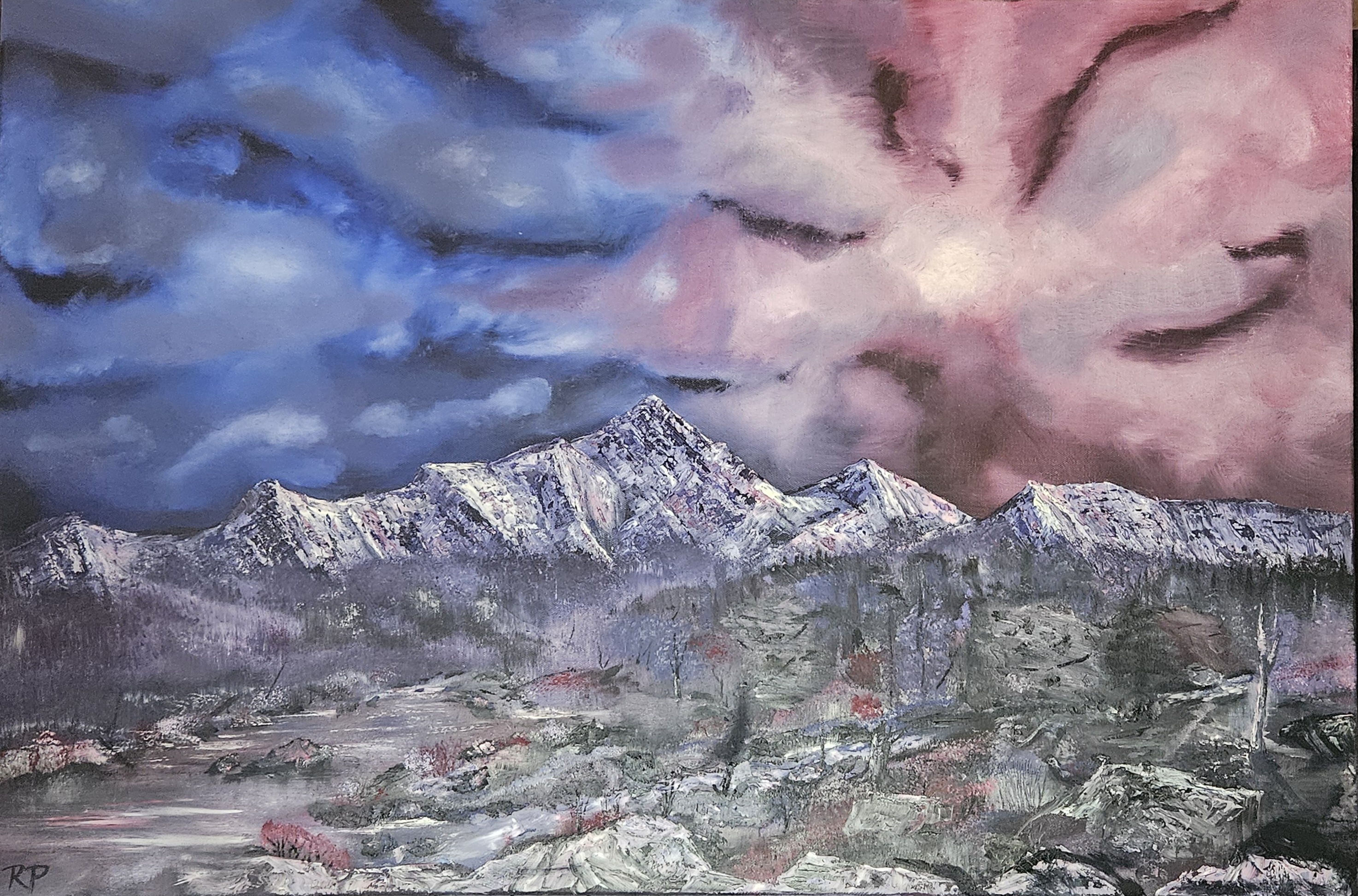 Purple Haze over the Blue Mountains